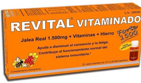 Comprar Revital Vitaminado Forte 1500 Jalea Real 1500 Mg Vitaminas