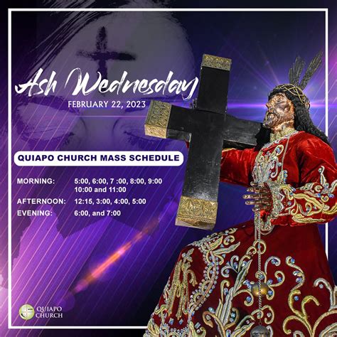 Quiapo Church On Twitter Narito Po Ang Iskedyul Ng Ating Mga Misa