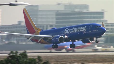 Southwest Airlines 737 800 Heart One N8642E Landing At LAX YouTube