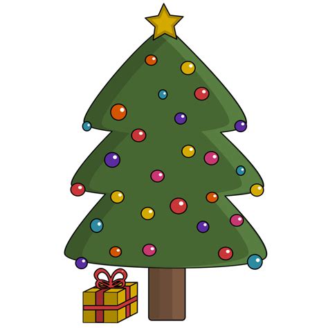 Christmas Tree With Gift 26958193 PNG