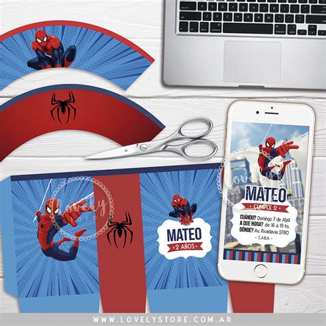 Kit Imprimible Spiderman Hombre Ara A Lovely Store