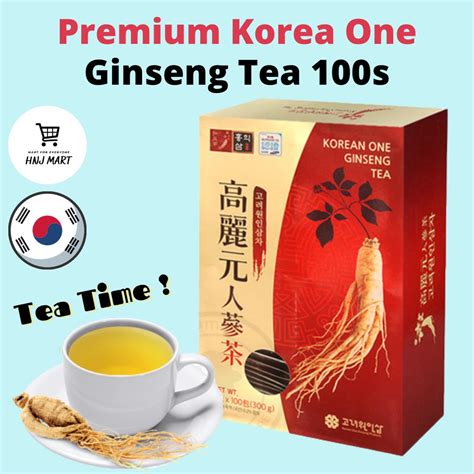 Premium Korea One Ginseng Tea 100 Tea Bags 3g X 100s Korea Red