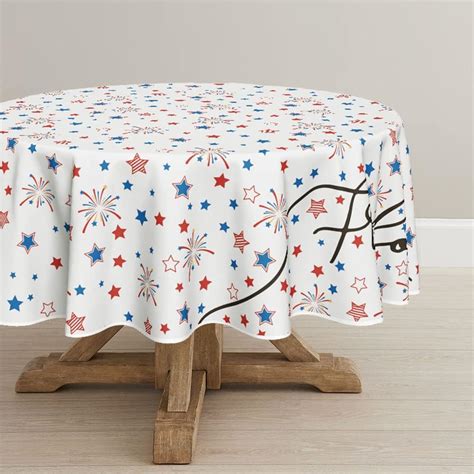 Amazon Horaldaily 4th Of July Tablecloth 70x70 Inch Round