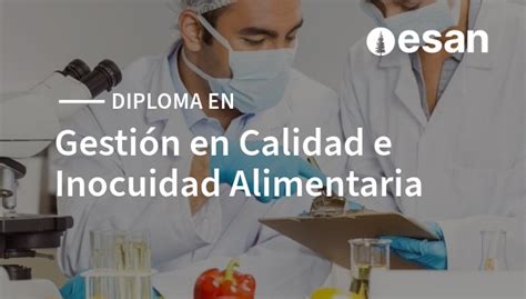 Diploma En Gesti N En Calidad E Inocuidad Alimentaria Ide Esan