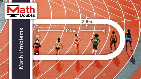 Learn How To Find Area Of A Running Track Of 3 5 Meters Width And It