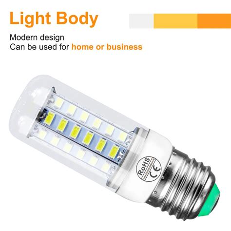 Buy E27 E14 B22 G9 Gu10 Led Corn Bulb 24 36 48 56 69 72 Leds Smd 5730 220v Lampada Led Lamp