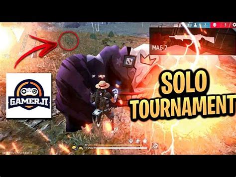 Gamerji Solo E Sports Tournament Gameplay Free Fire Max Youtube