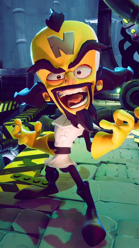 Crash Bandicoot 4 Its About Time Video Game Doctor Neo Cortex Hd Phone Wallpaper Rare Gallery