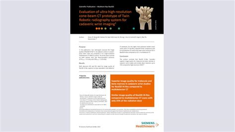 Robotic X Ray Scientific Publications White Papers Siemens