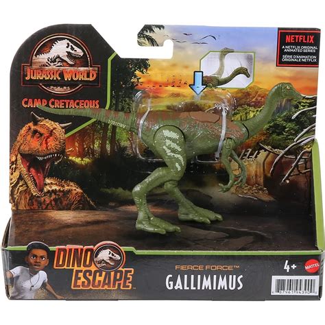 Mattel Jurassic World Βασικές Φιγούρες Δεινοσαύρων Με Σπαστά Μέλη Gallimimus Gwn31 Gwn37