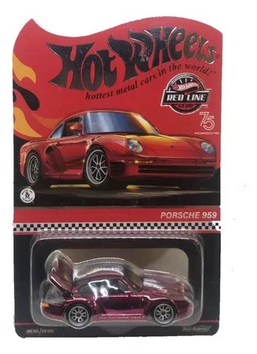 Hot Wheels Rlc 1986 Porsche 959 164 Color Rojo Mercadolibre