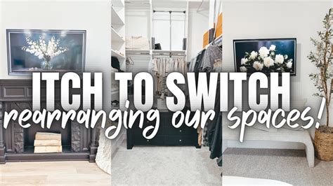 NEW YEAR ITCH TO SWITCH 2024 REARRANGING 3 SPACES IN OUR HOUSE NEW