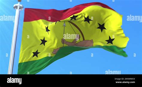 Guna Yala Province Flag Panama Loop Stock Video Footage Alamy