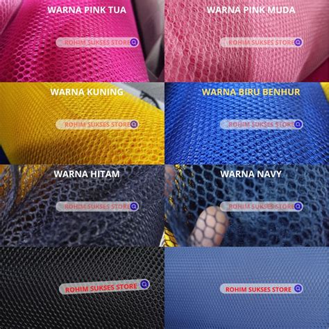 Jual Kain Jala Tipis Jaring Tas Jaring Baju Senam Kain Harga Meteran