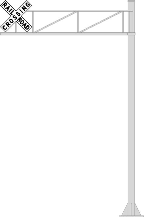 Passive railroad crossing cantilever by MisterPSYCHOPATH3001 on DeviantArt