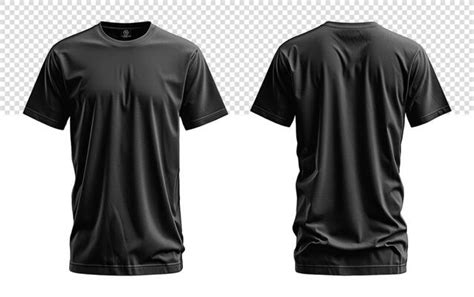 Black T Shirt Mockup Front And Back Stock Photos, Images and ...