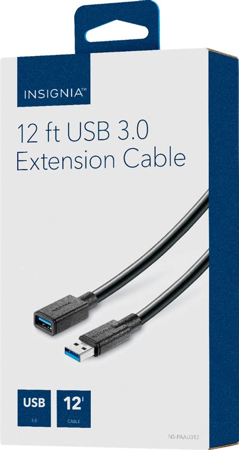 Customer Reviews Insignia™ 12 Usb 30 Extension Cable A Male To A Female Ns Paau312 Best Buy