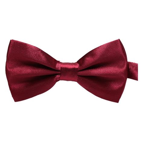 Men’s Bow Tie, Men’s Classic Pre-Tied Formal Bow Tie Smooth Surface ...