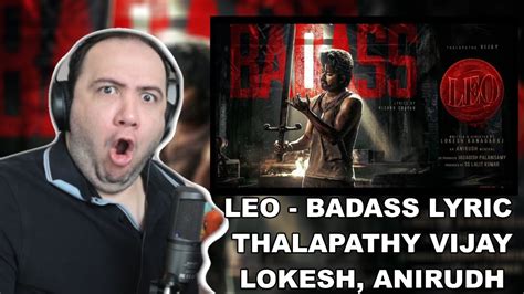 Producer Reacts To Leo Badass Lyric Thalapathy Vijay Lokesh