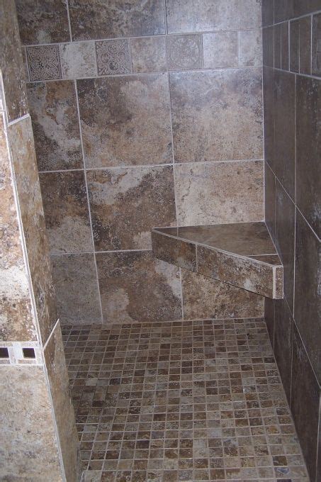 Corner Bench In Tiled Shower Just Like One In Palm Springs Villa We