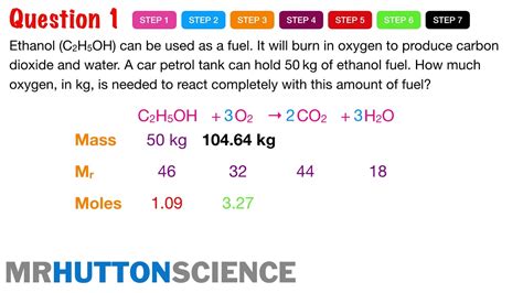 Reacting Masses Aqa Gcse Chemistry Youtube