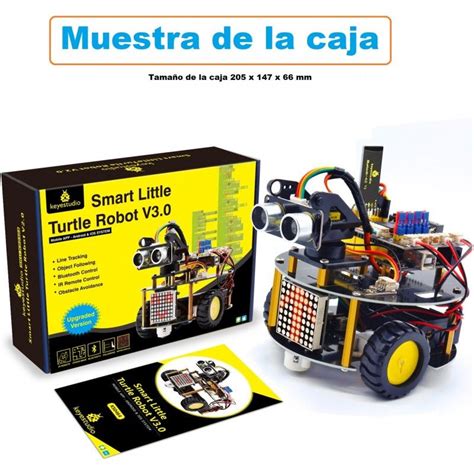 Nueva Versión 30 Tortuga Robot Programable Arduino Sku 161r3 Hubot