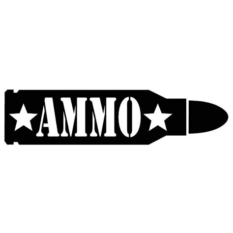 13x32cm Ammo Bullet Vinyl Decal Car Sticker Personality Motorcycle Car Styling S8 0198car