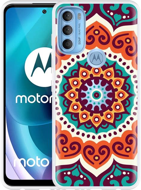 Hoesje Geschikt Voor Motorola Moto G71 Retro Mandala Bol