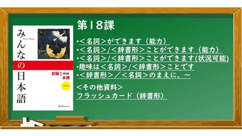 みんなの日本語初級18課 日本語の授業で使える練習