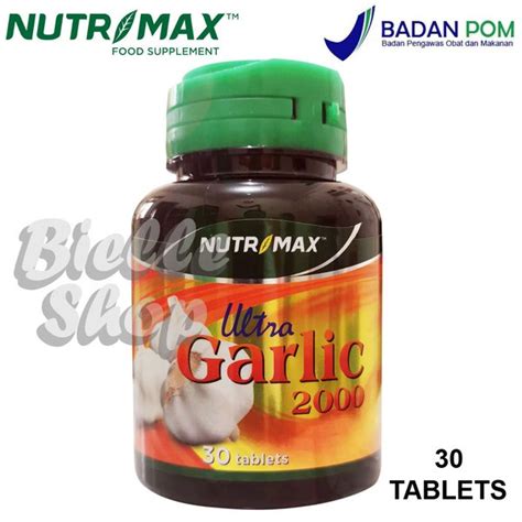 Jual Nutrimax Ultra Garlic 2000 30 Tabs Vitamin Penurun Tekanan Darah