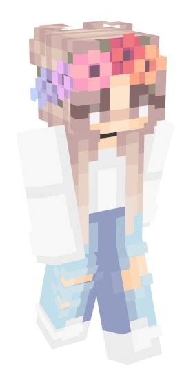 Flower Crown Minecraft Skins Artofit