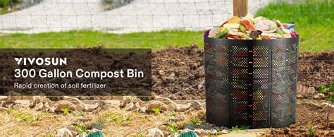 Vivosun 300 Gallon Outdoor Compost Bin Expandable