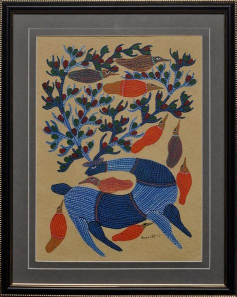 Gond tribal paintings an art of India. ~ photography in a blog