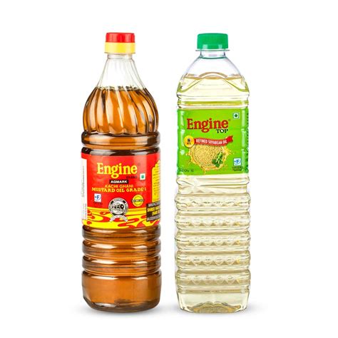 Buy Engine Brand Kachi Ghani Agmark Grade Mustard Oil Liter