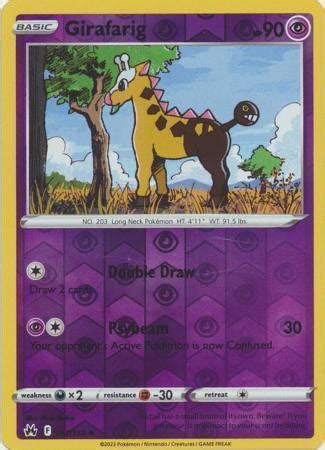 Girafarig 061 159 Uncommon Reverse Holo Playset