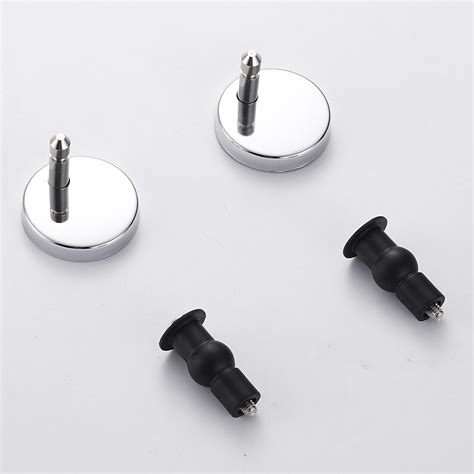 2 Set Toilet Seat Hinge Fixings, Slow-close Toilet... – Grandado