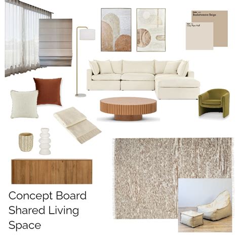 Concept Board Shared Living Room Interior Design Mood Board by ...