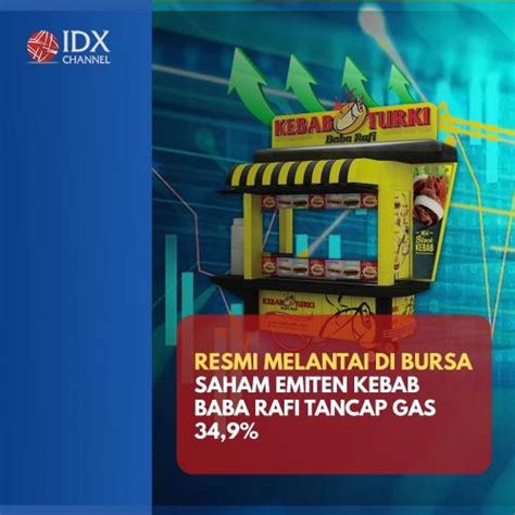 Resmi Melantai Di Bursa Saham Emiten Kebab Baba Rafi Tancap Gas