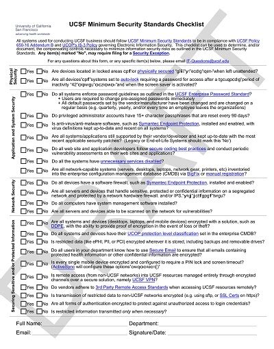 26 Free Application Security Checklist Templates Pdf Word