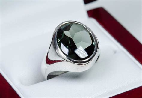 Silver Ring Green Spinel Catawiki