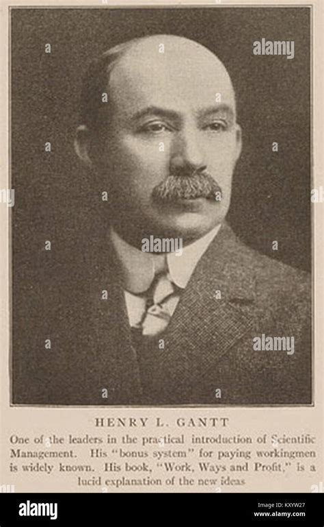 Henry L. Gantt, 1911 Stock Photo - Alamy