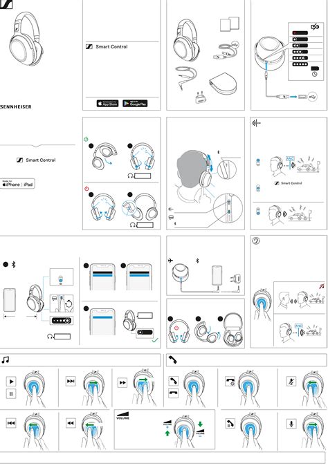 Manual Sennheiser PXC 550-II (page 1 of 3) (English, German, Dutch ...