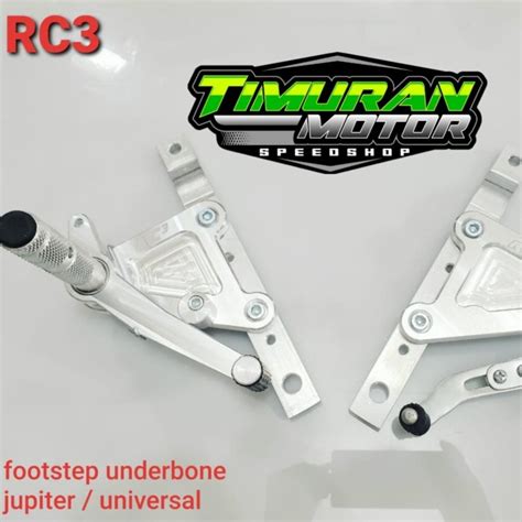 Jual FOOTSTEP UNDERBONE RC3 UNIVERSAL NEW MODEL Shopee Indonesia