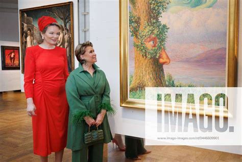 Queen Mathilde Of Belgium And Grand Duchess Maria Teresa Of Luxembourg