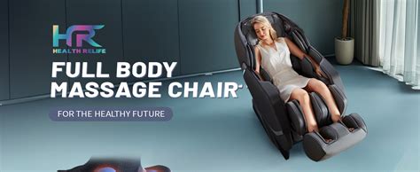 Healthrelife Massage Chair Zero Gravity Full Body Recliner With Heat Air Pressure