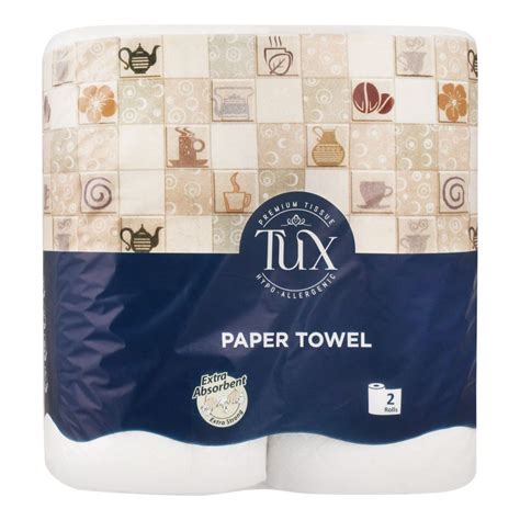 Order Tux Premium Paper Towel Tissues Rolls 2 Pack Online At Special