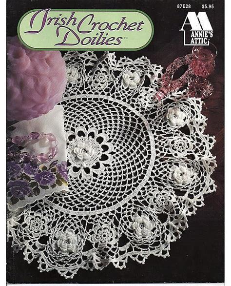 Irish Crochet Doilies Thread Crochet Pattern Book Annies Etsy