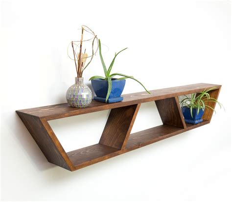 Mid Century Modern Shelf Book Shelves Floating Mantle Shelf