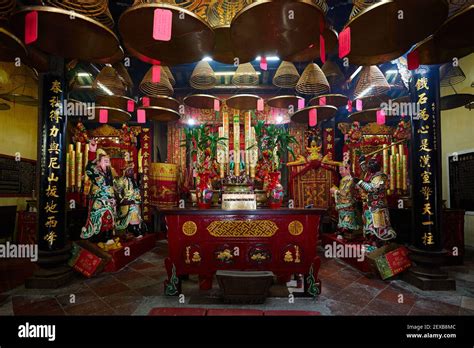 Main Alter Of The Fifteenth Century Kwan Tai Temple Tai O Fishing