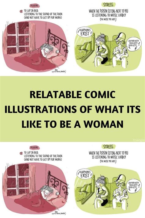 Relatable Comic Illustrations Of What Its Like To Be A Woman